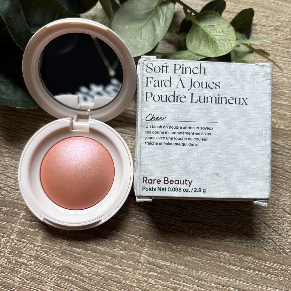 RARE BEAUTY SOFT PINCH LUMINOUS BLUSH SHADE CHEER NEW IN BOX 0.098 OZ UNOPENED